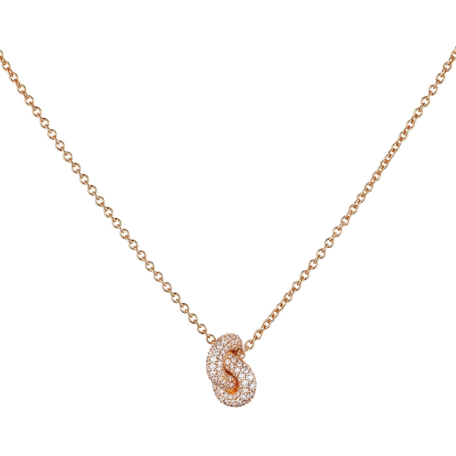 Legacy Knot Pendant Small Pavé