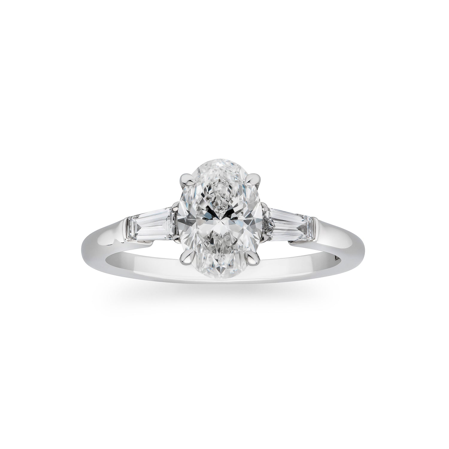 Trinity Oval Engagement Ring