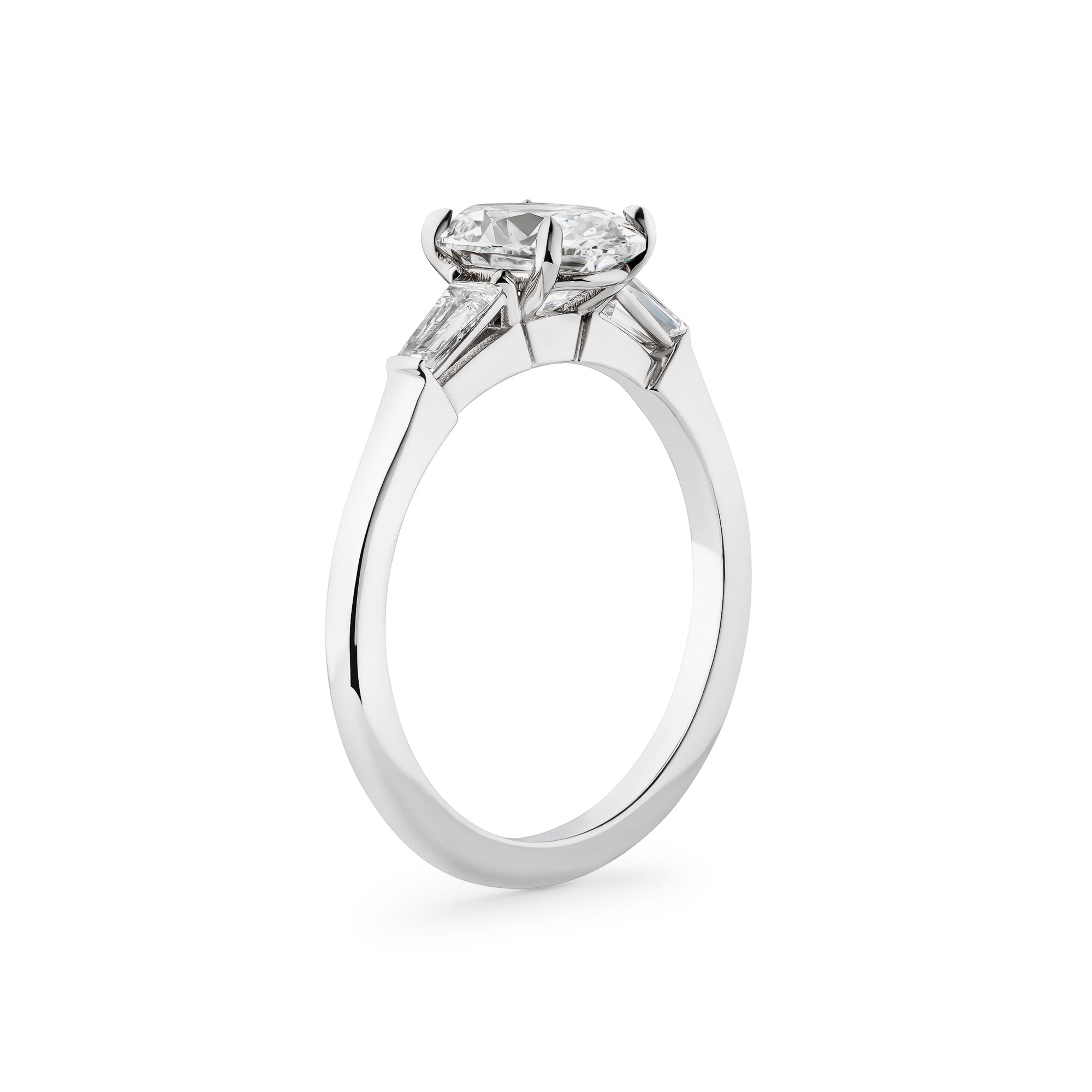 Trinity Oval Engagement Ring