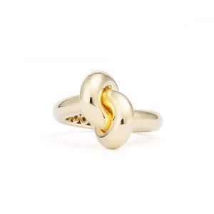 The Engelbert Absolutely Loose knot ring in gold