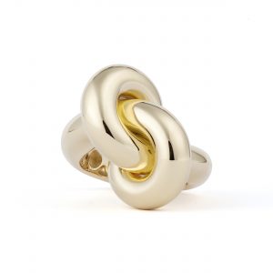 Engelbert Absolutely Fat Knot Ring plain gold